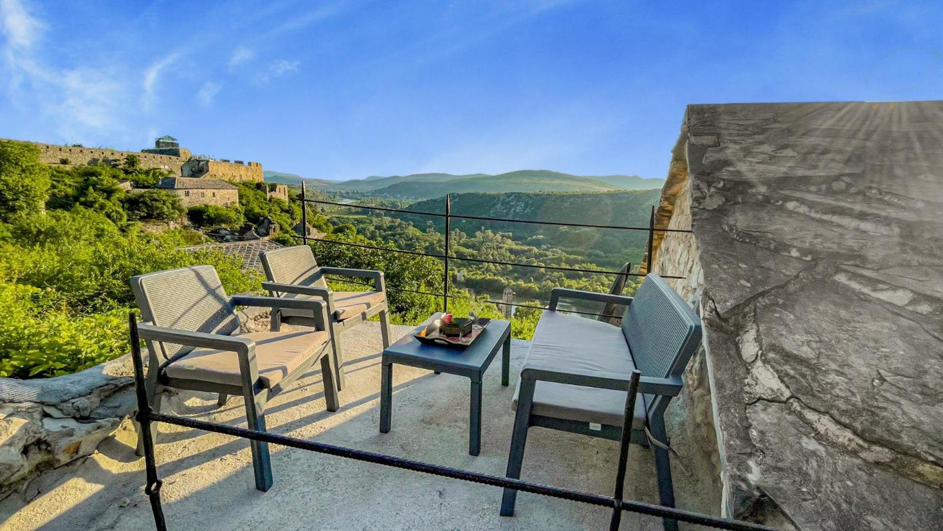 Villa Historic Pocitelj With Pool And Incredible Views On The River And Landmarks Exterior foto
